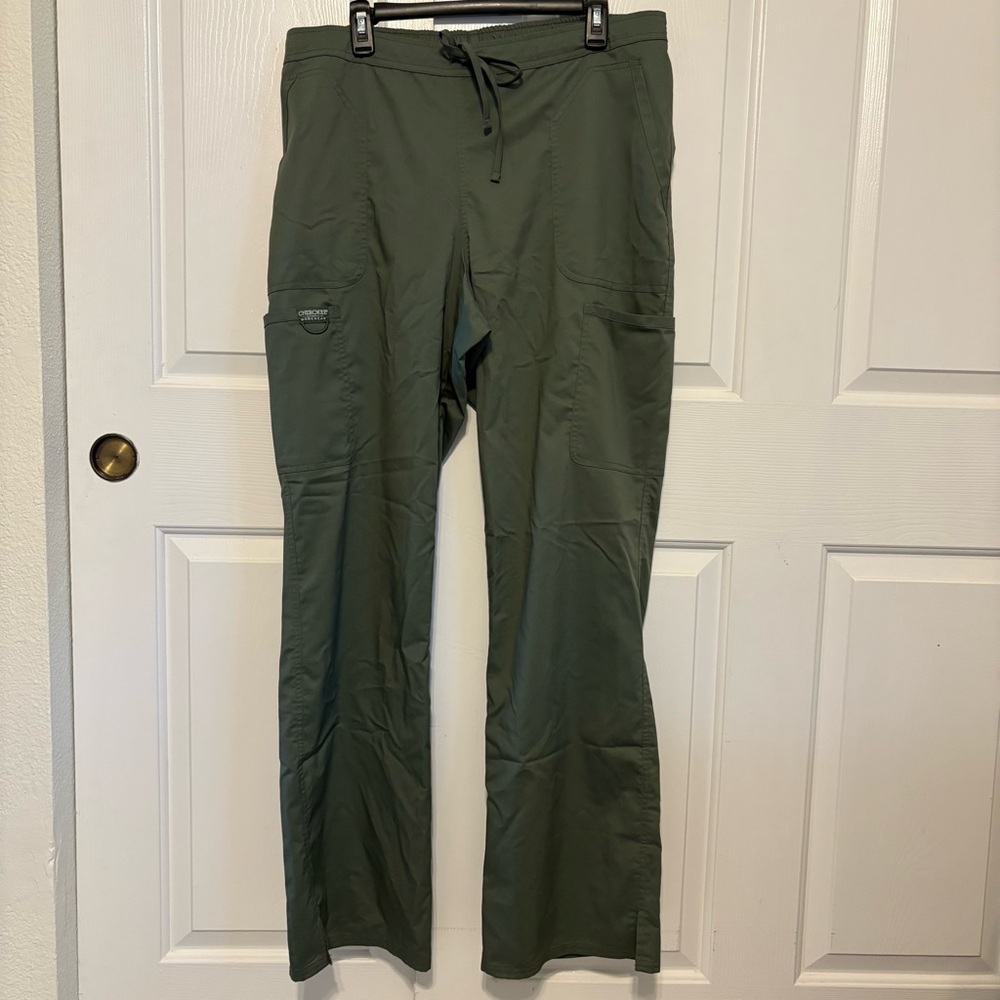 Cherokee Olive Green Scrub Pants